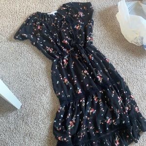 Gorgeous floral dress with cinched waist